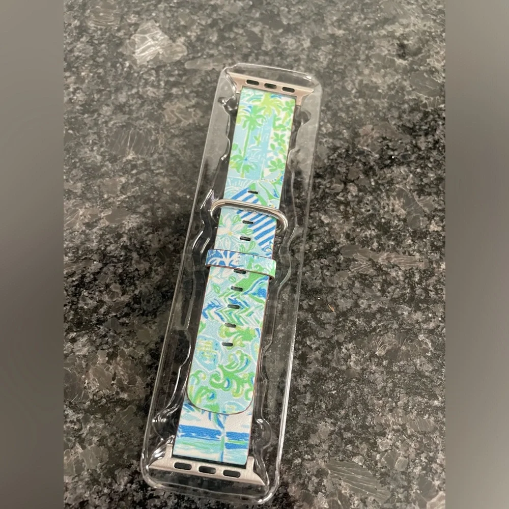 Smartwatch Wristband Strap 42mm Green blue White Tropical NEW Summer